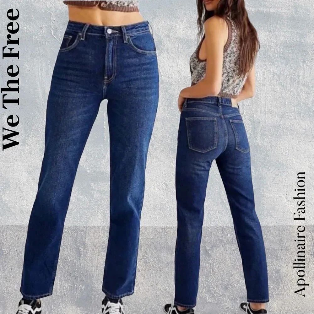 We The Free Pacifica Highrise Slim Women's Blue Jeans Size 28 NWT